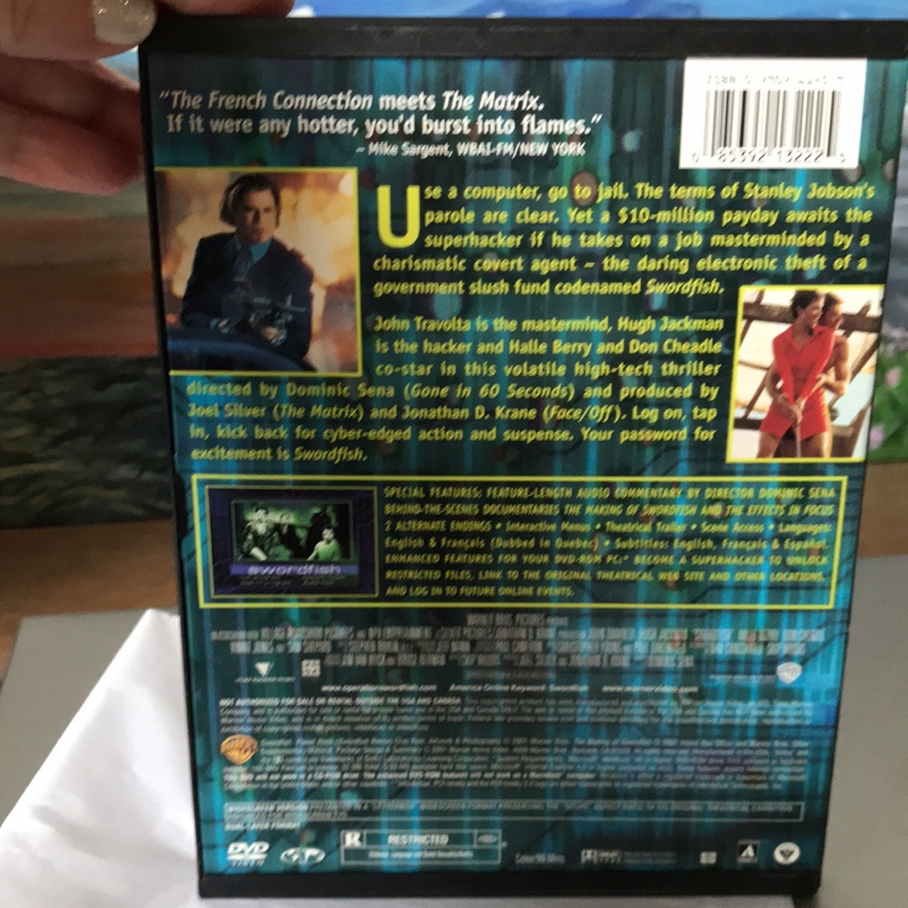 DVD SWORDFISH - Picture 2 of 3